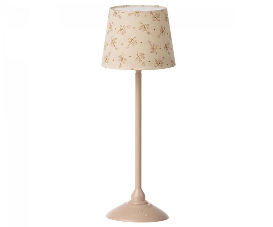 Play Maileg | Maileg Miniature Floor Lamp - Powder | Mellow