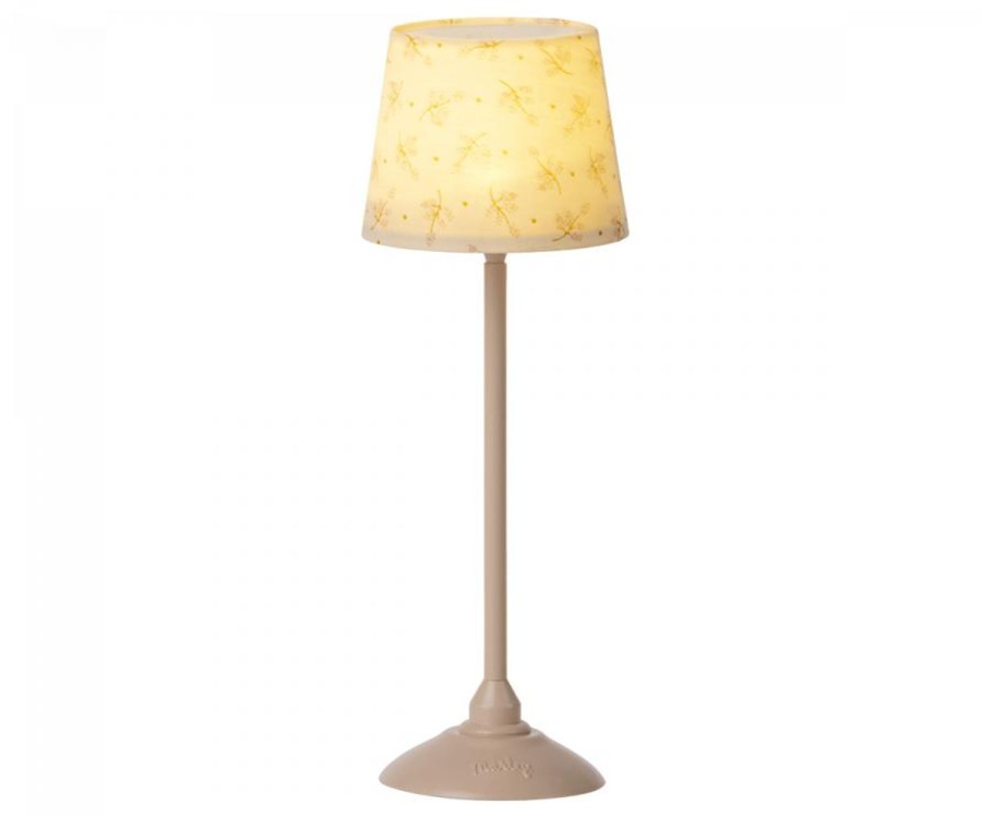 Play Maileg | Maileg Miniature Floor Lamp - Powder | Mellow