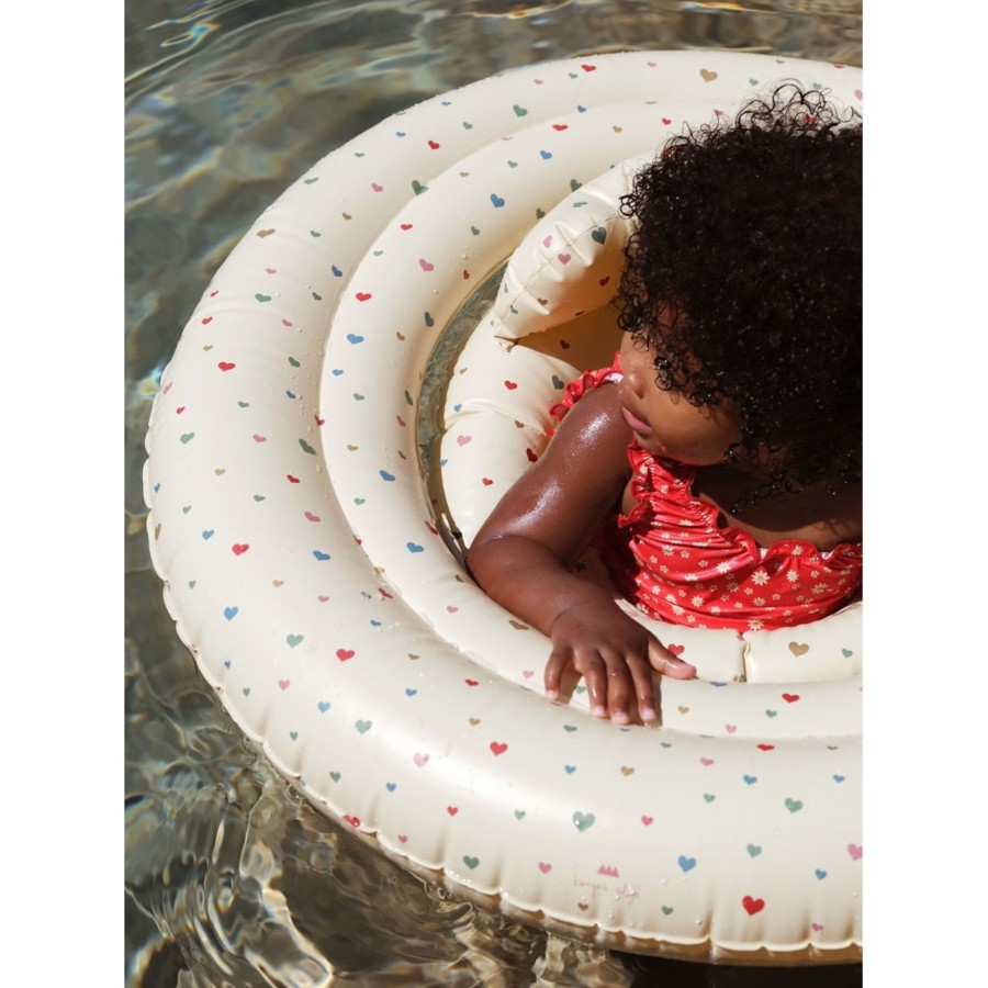 Play Konges Slojd | Konges Slojd Swim Ring Baby - Multi Hearts | Mellow