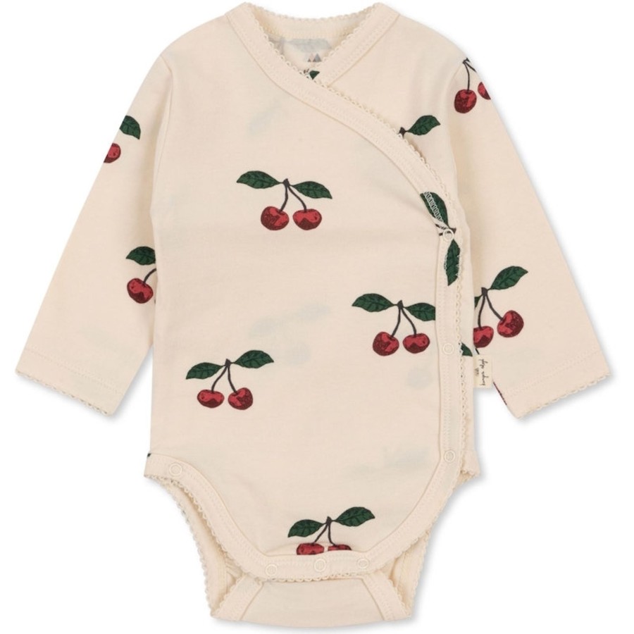 Wear Konges Slojd | Konges Slojd Long Sleeve Bodysuit - Ma Grande Cerise | Mellow