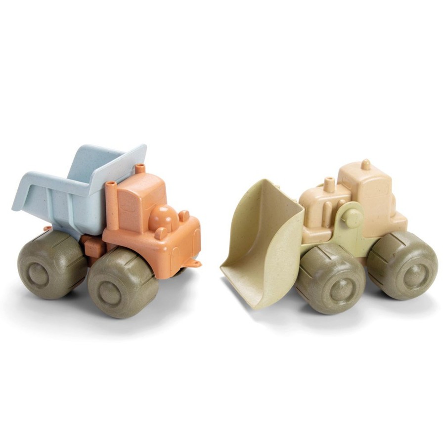 Play Dantoy | Dantoy Bioplastic Construction Vehicle - Set Of 2 | Mellow