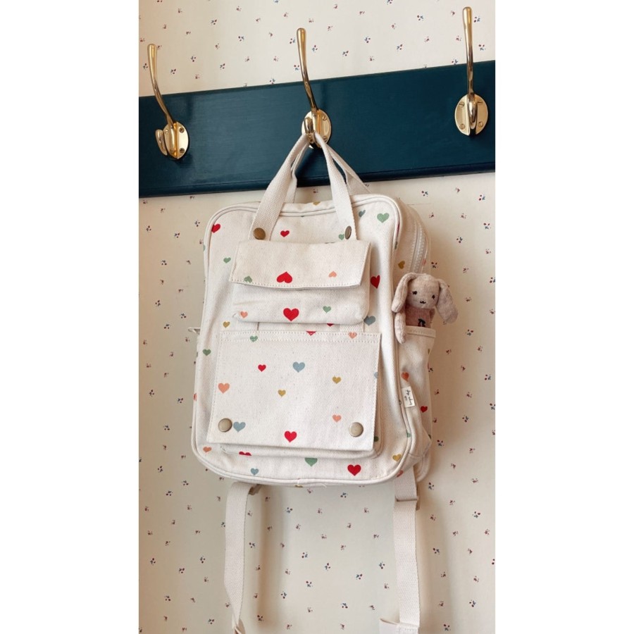 Wear Konges Slojd | Konges Slojd Malie Backpack - Multi Hearts | Mellow