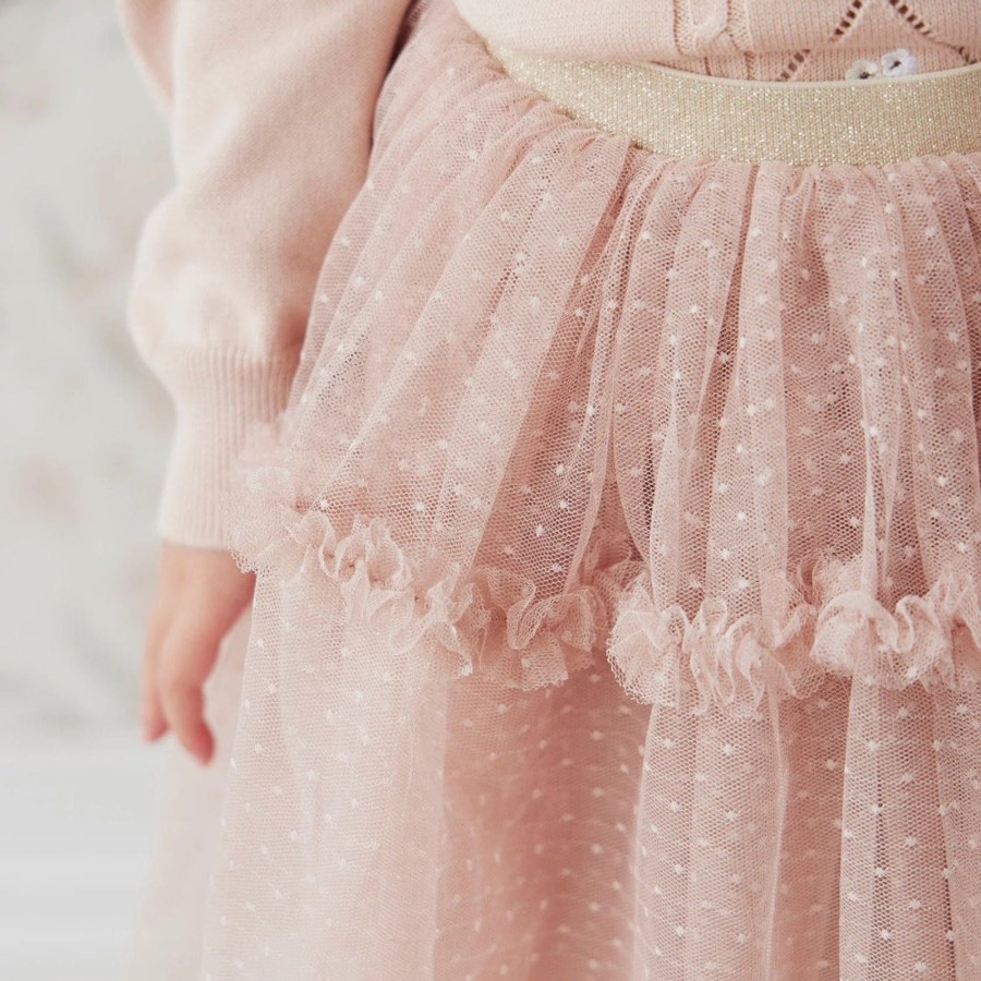 Wear Jamie Kay | Jamie Kay Margot Tulle Skirt - Dusky Rose | Mellow