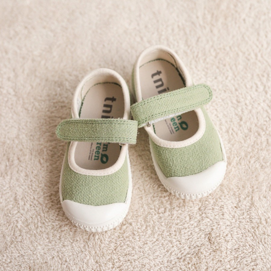 Wear Tnin Shoes | Tnin Golden Lane Mary Jane - Light Green | Mellow