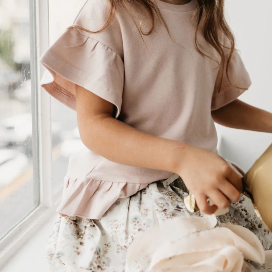 Wear Jamie Kay | Jamie Kay Imogen Pima Cotton Top - Dusky Rose | Mellow