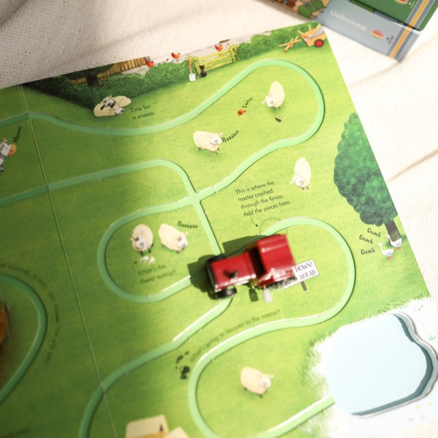 Read Usborne | Poppy And Sam'S Wind-Up Tractor Book | Mellow