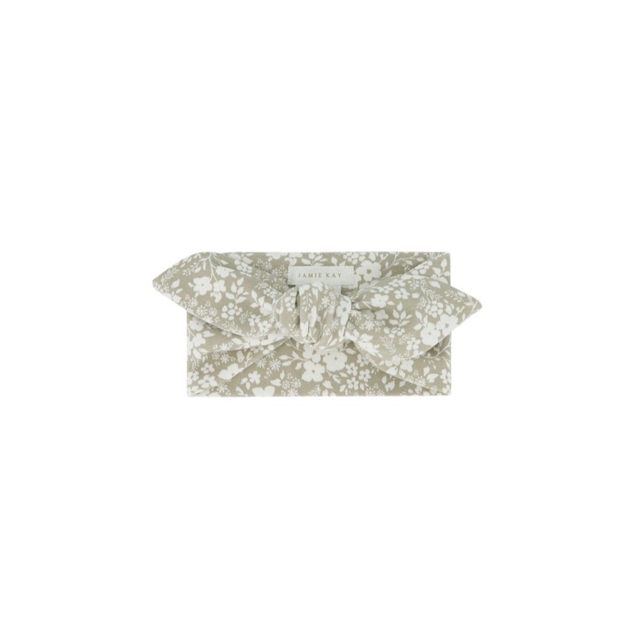 Wear Jamie Kay | Jamie Kay Organic Cotton Headband - Pansy Floral Mist | Mellow