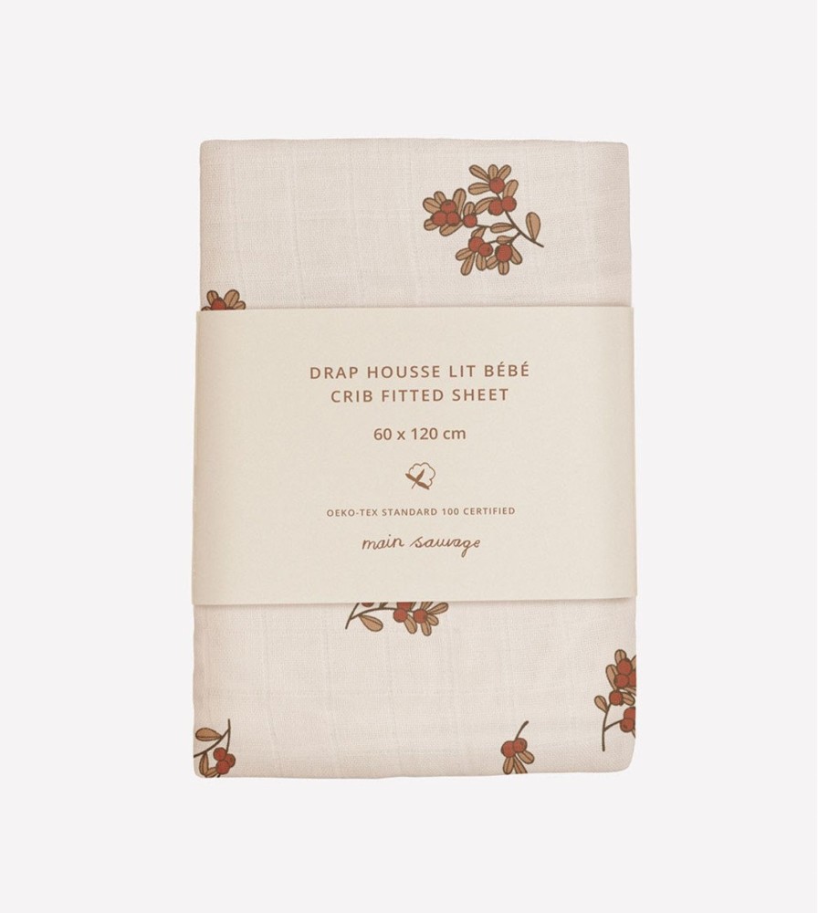 Interior Main Sauvage | Main Sauvage Fitted Sheet - Airelles | Mellow