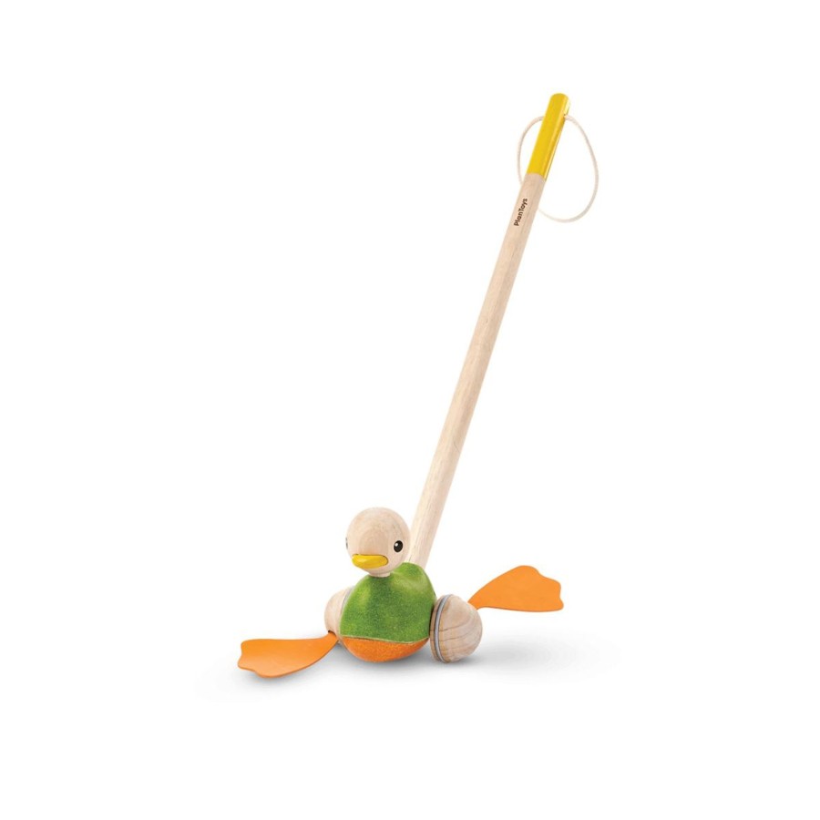 Play Mellow | Plantoys Push Along Duck | Mellow