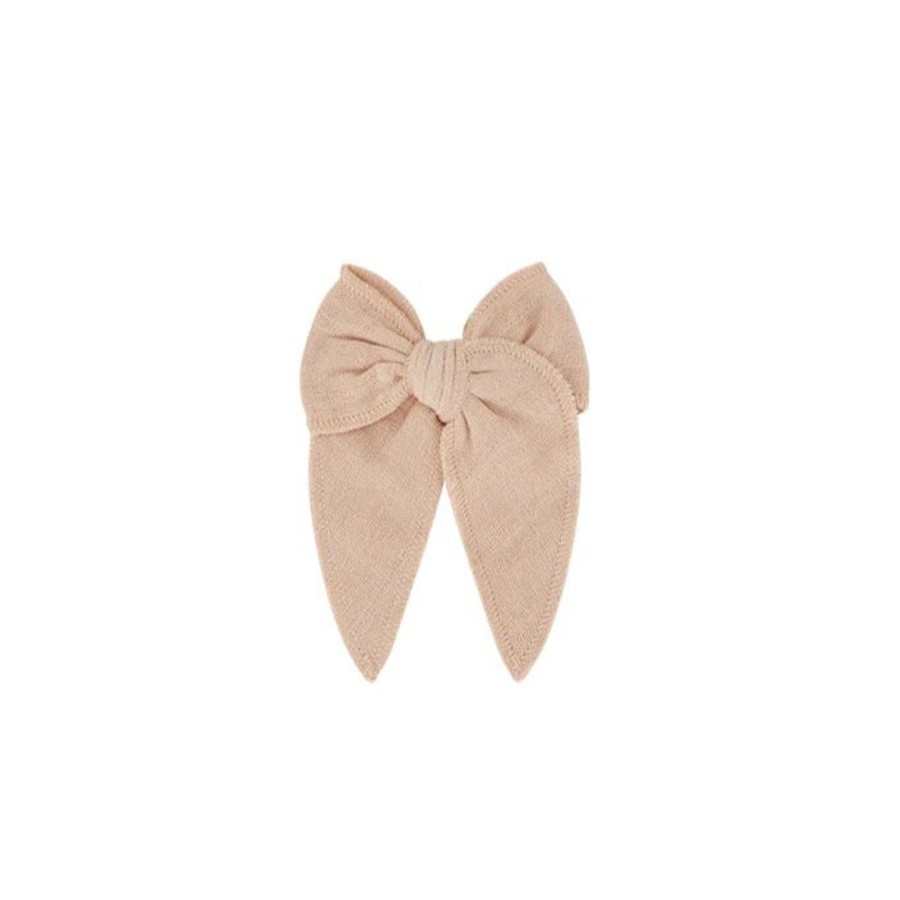 Wear Jamie Kay | Jamie Kay Muslin Hair Bow - Dusky Rose | Mellow