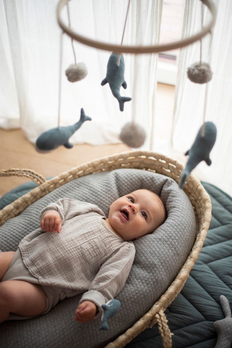 Gift Maileg | Trixie Crib Mobile - Whale | Mellow