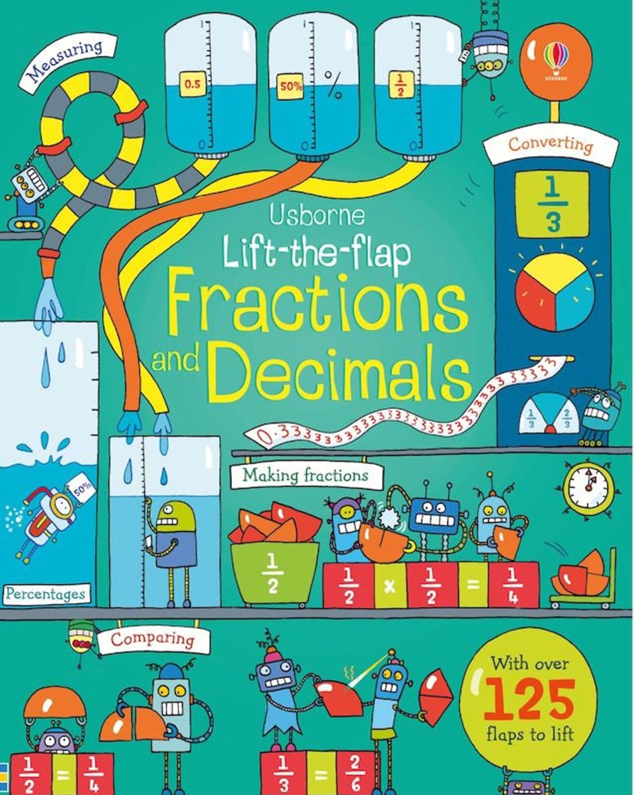 Read Usborne | Lift-The-Flap Fractions And Decimals | Mellow