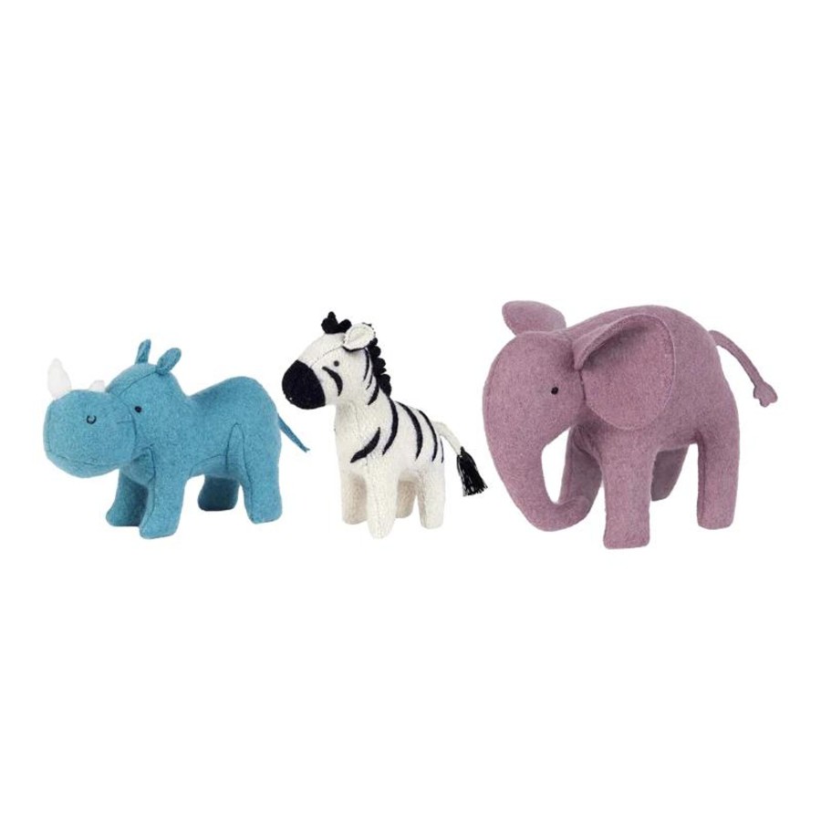 Play Olli Ella | Olli Ella Holdie Set - Safari Animals | Mellow