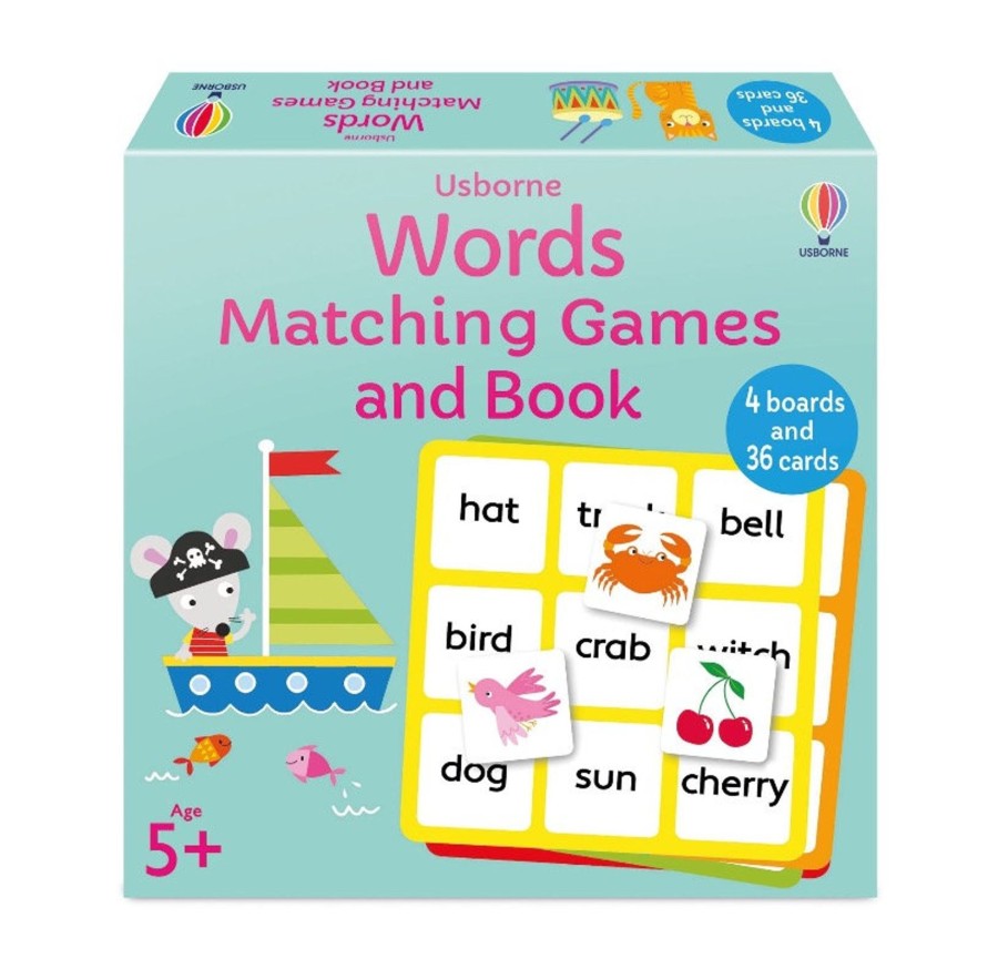 Read Usborne | Words Matching Games And Book | Mellow