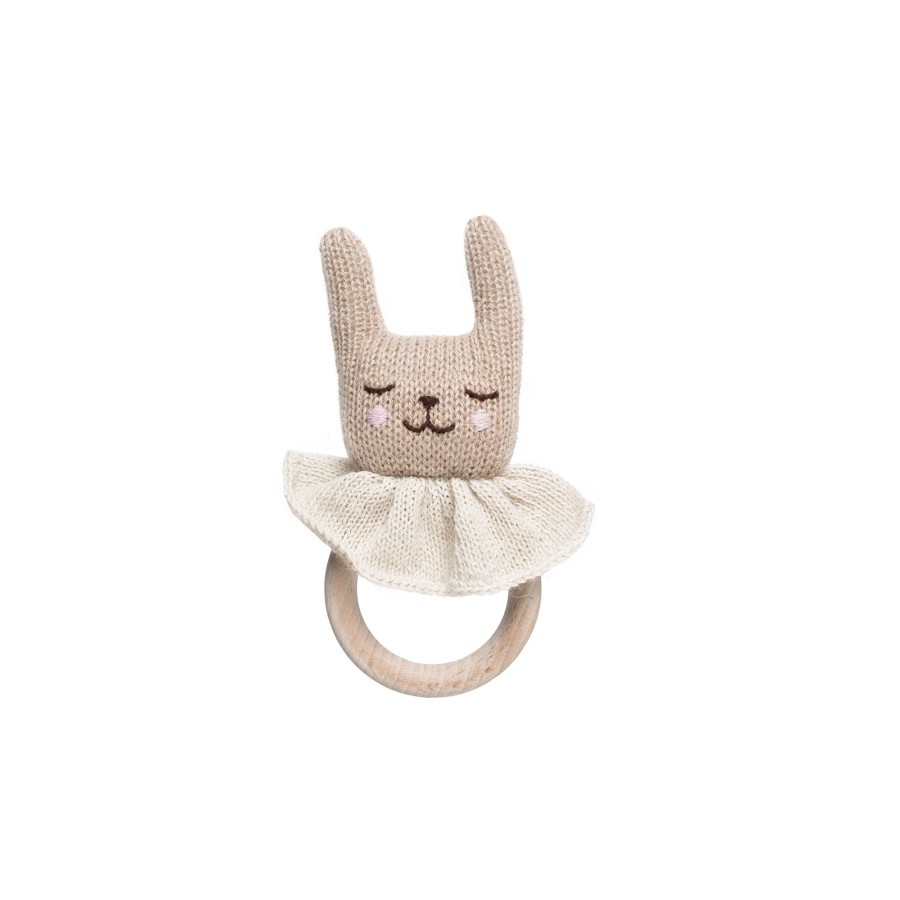 Play Main Sauvage | Main Sauvage Teething Ring - Rabbit | Mellow