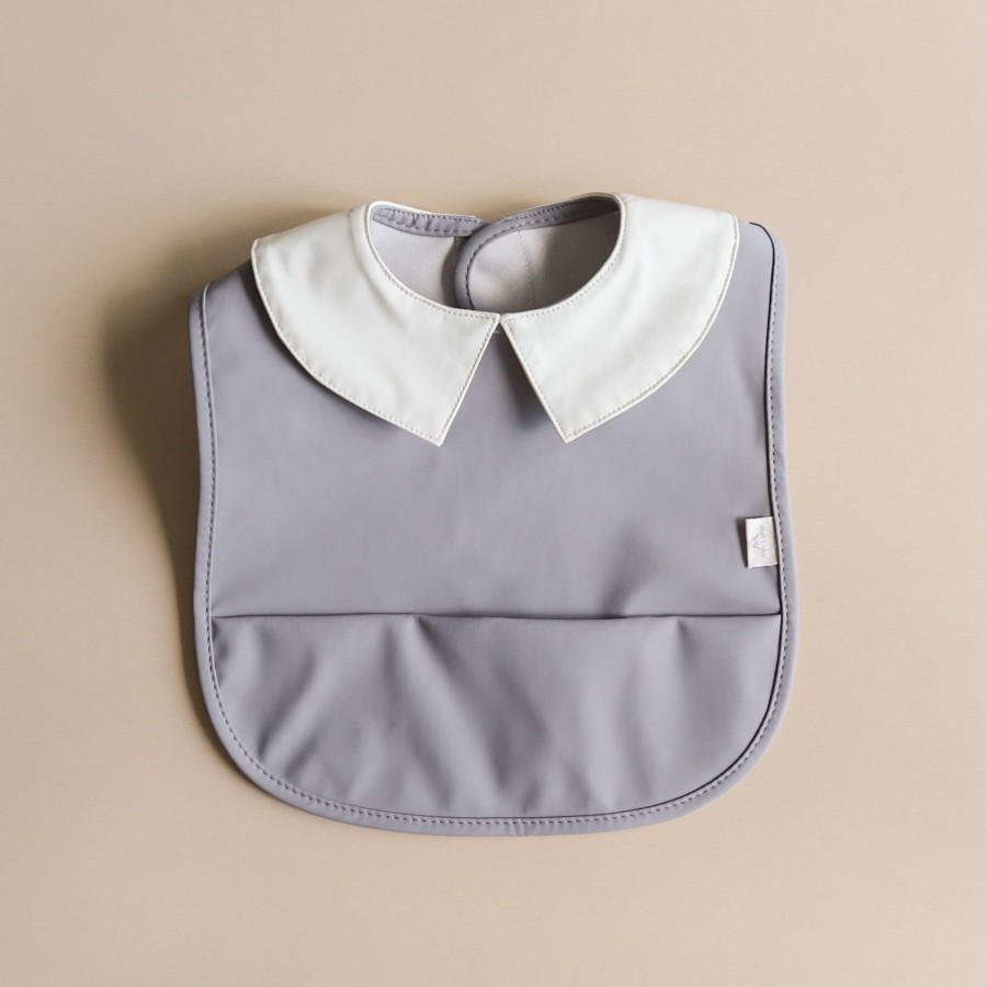 Feed Mellow | Mellow Preppy Baby Bib - Rainwashed | Mellow