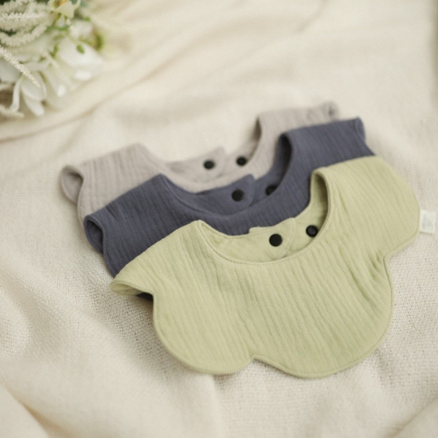 Feed Mellow | Mellow Cloud Dribble Bib Set - Fresh Denim | Mellow