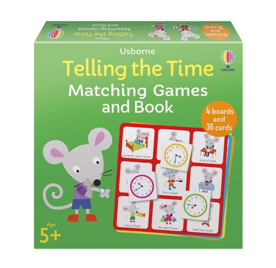 Read Usborne | Telling The Time Matching Games And Book | Mellow