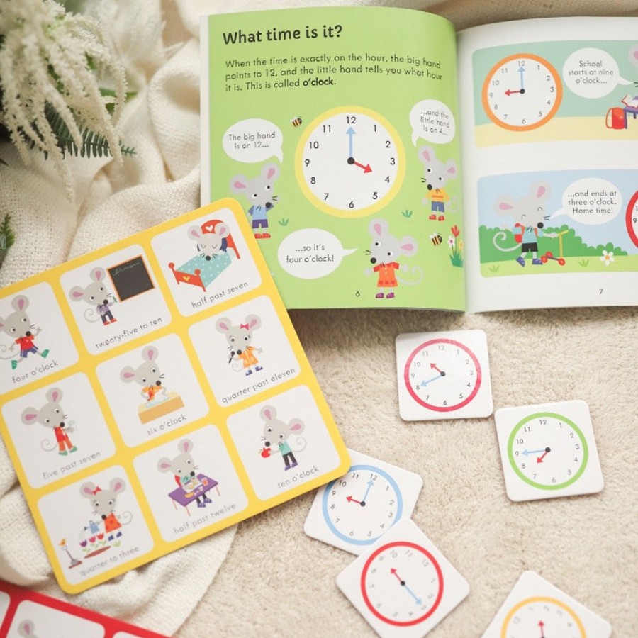 Read Usborne | Telling The Time Matching Games And Book | Mellow