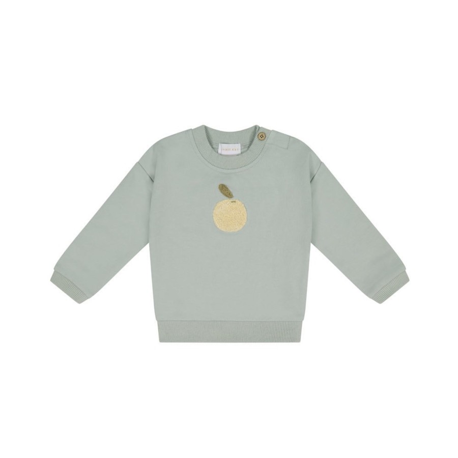 Wear Jamie Kay | Jamie Kay Organic Cotton Asher Sweatshirt - Mineral | Mellow