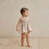 Wear Quincy Mae | Quincy Mae Smocked Top + Bloomer Set, Silver Gingham | Mellow