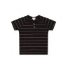 Wear Jamie Kay | Jamie Kay Pima Cotton Top - Dark Chocolate/Woodsmoke Stripe | Mellow