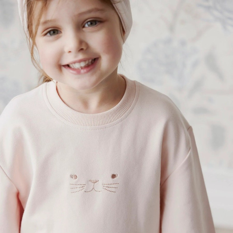 Wear Jamie Kay | Jamie Kay Organic Cotton Penny Sweat - Ballet Pink | Mellow