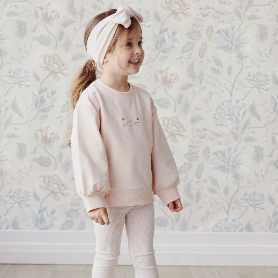 Wear Jamie Kay | Jamie Kay Organic Cotton Penny Sweat - Ballet Pink | Mellow