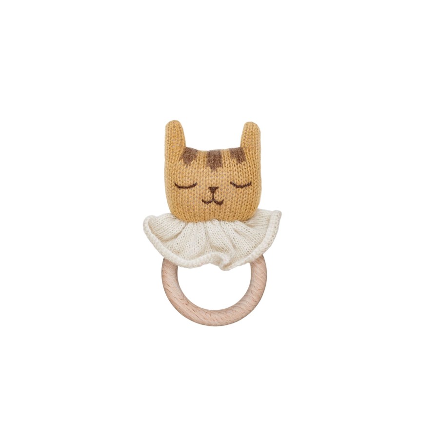 Play Main Sauvage | Main Sauvage Teething Ring - Tiger | Mellow