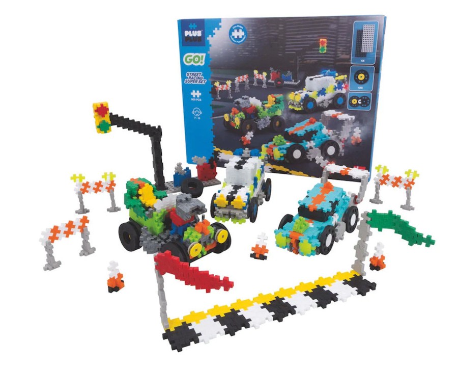 Play Plus-Plus | Plus-Plus Go! Street Racing Super Set | Mellow