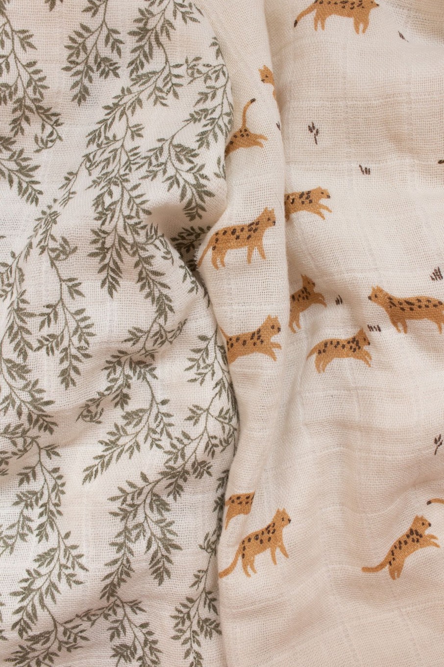 Care Main Sauvage | Main Sauvage Muslin Cloth - Bay Leaves | Mellow