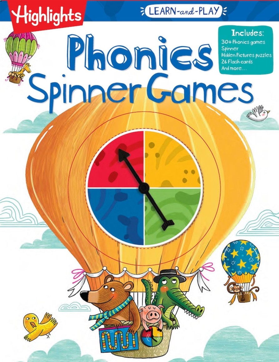 Read Peppa Pig | Highlights Learn-And-Play Phonics Spinner Games | Mellow