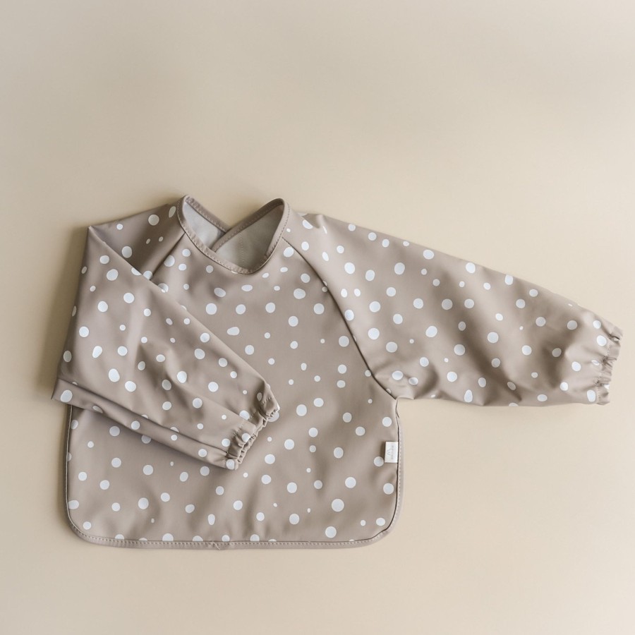 Feed Mellow | Mellow Bib Cape - Spots / Beigewood | Mellow