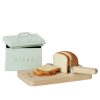 Play Maileg | Maileg Miniature Bread Box W. Cutting Board And Knife | Mellow