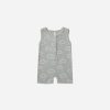 Wear Quincy Mae | Quincy Mae Ribbed Henley Romper, Clouds | Mellow