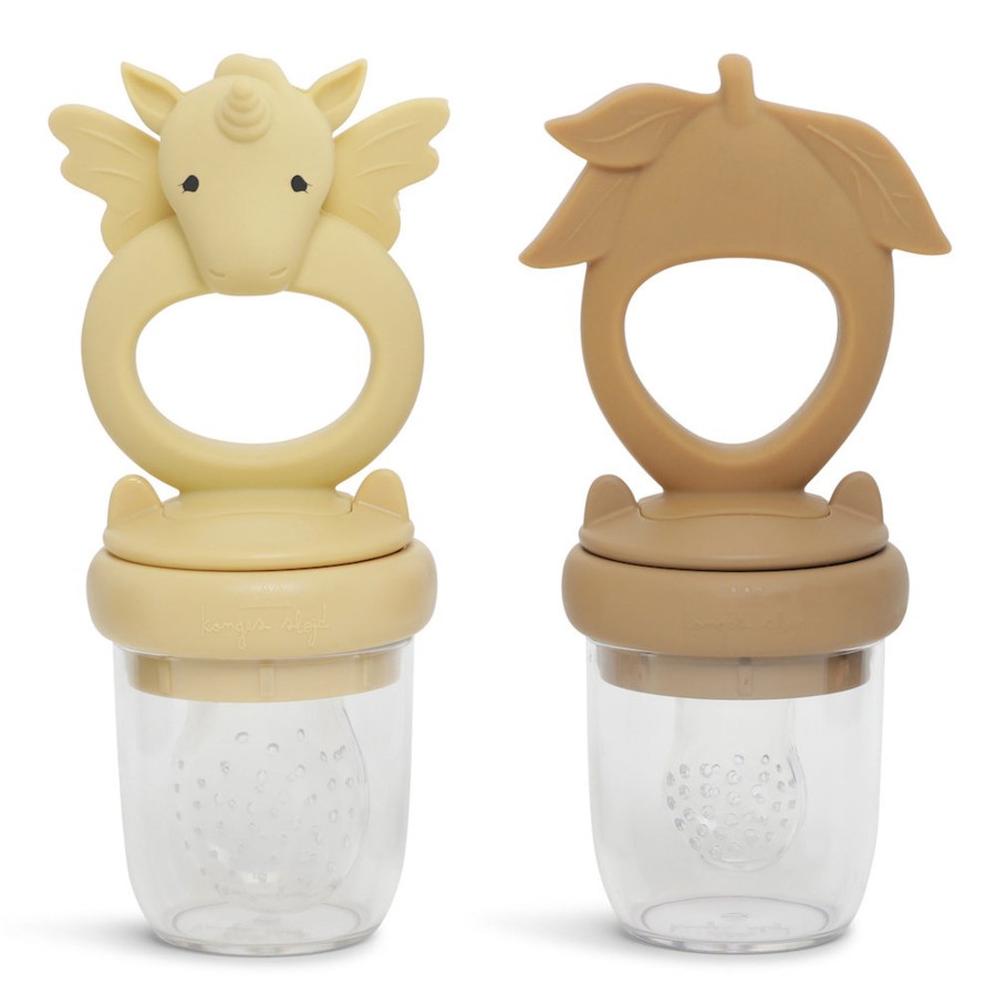 Feed Konges Slojd | Konges Slojd Fruit Feeding Pacifier - Unicorn, Limonade | Mellow