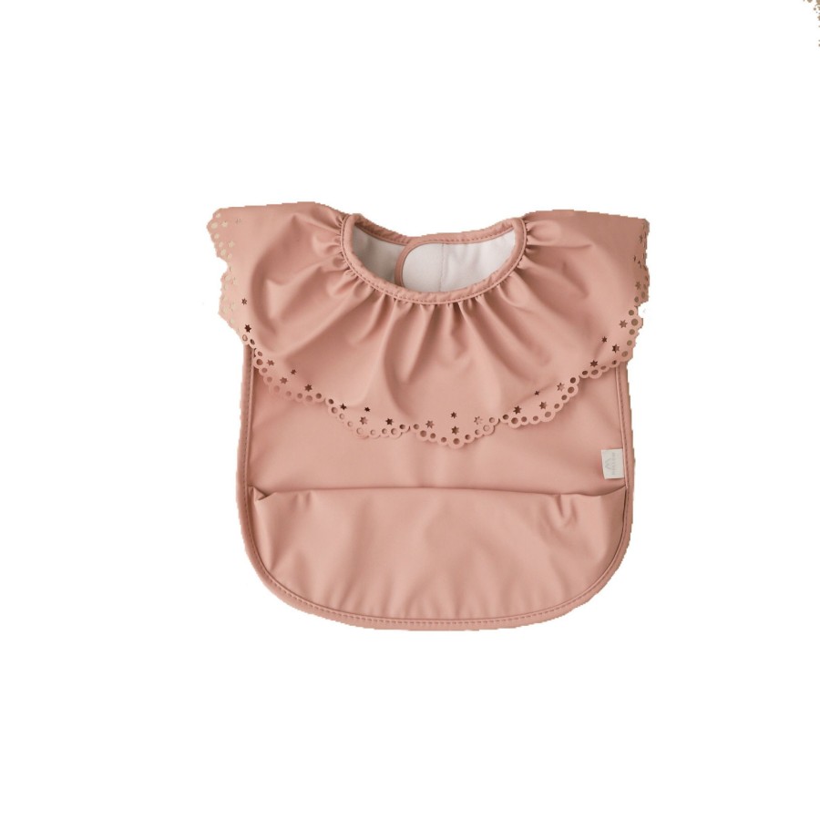 Feed Mellow | Mellow Ballerina Baby Bib - Gracious Rose | Mellow