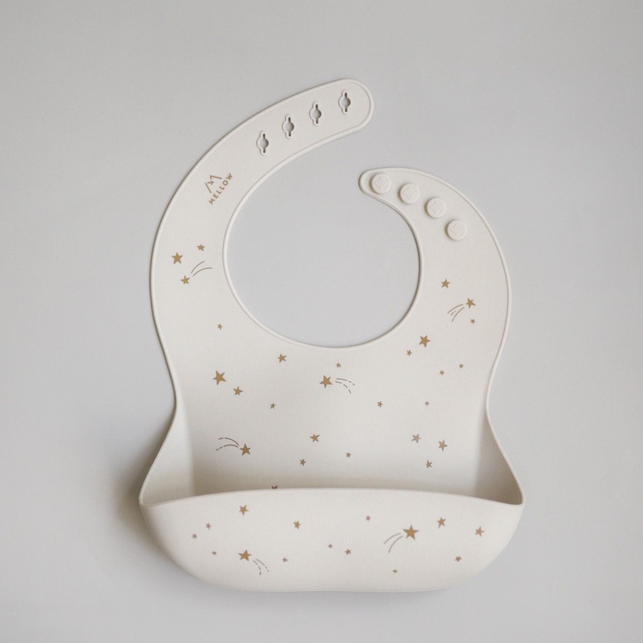 Feed Mellow | Mellow Silicone Bib - Shooting Star / Malt | Mellow