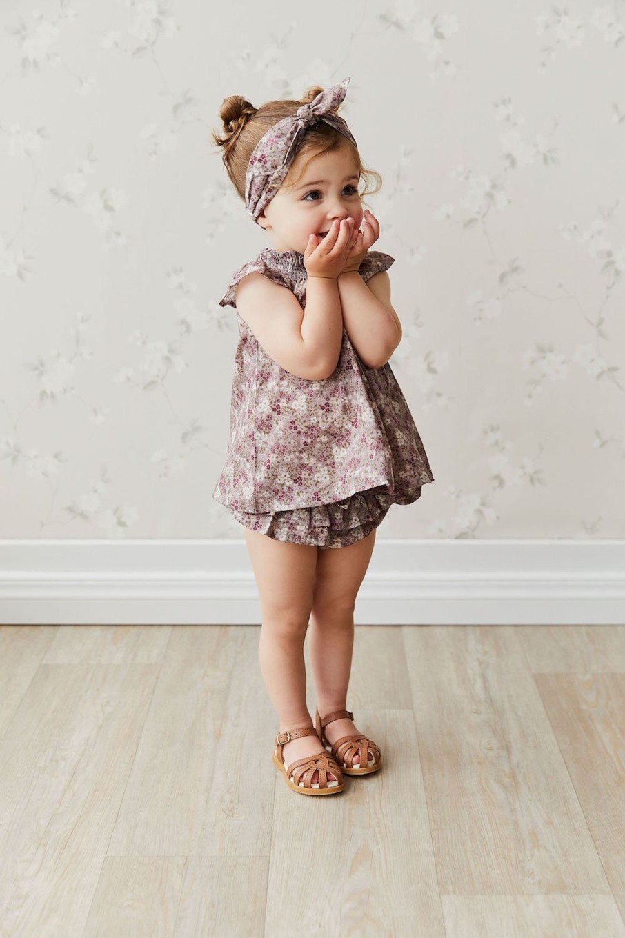 Wear Jamie Kay | Jamie Kay Tamara Top - Pansy Floral Fawn | Mellow