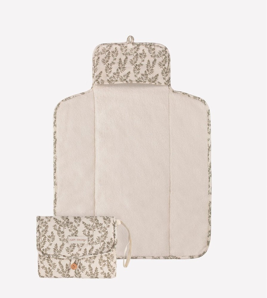 Care Main Sauvage | Main Sauvage Changing Pad - Bay Leaves | Mellow