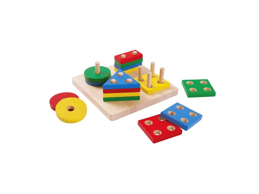 Play Plantoys | Plantoys Geometric Sorting Board | Mellow