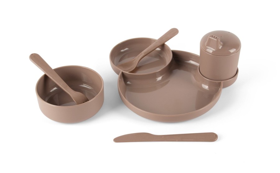 Feed Dantoy | Dantoy Tiny Dinner Gift Set - Mocca | Mellow