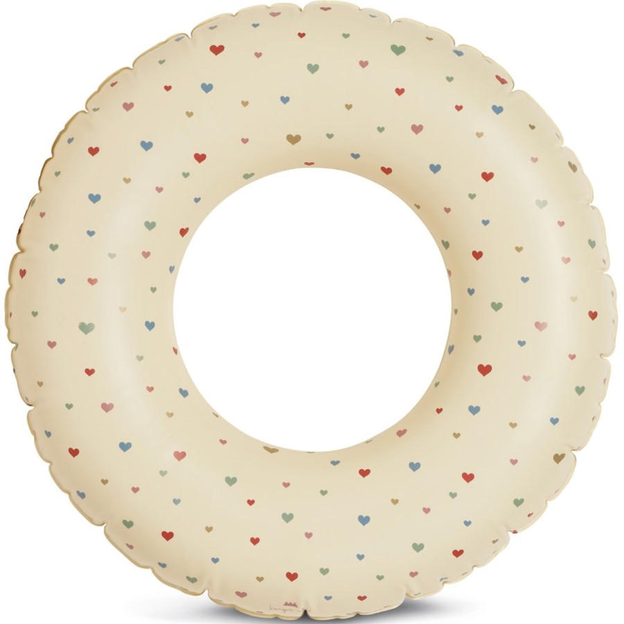 Play Konges Slojd | Konges Slojd Junior Swim Ring - Multi Hearts | Mellow