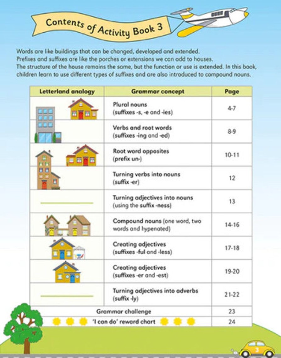 Read Letterland | Letterland: Grammar Activity Book 3 | Mellow