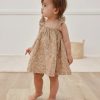 Wear Quincy Mae | Quincy Mae Ruffle Tank Dress + Bloomer Set, Apricot Floral | Mellow