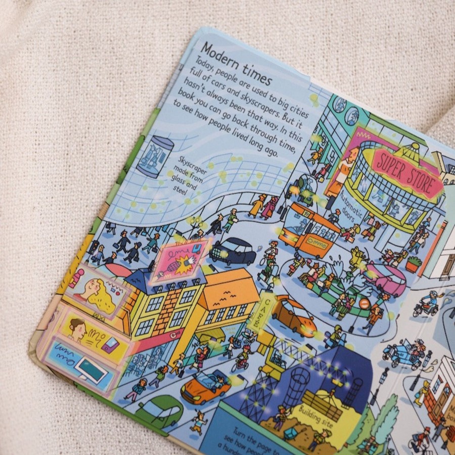 Read Usborne | Look Inside Living Long Ago | Mellow