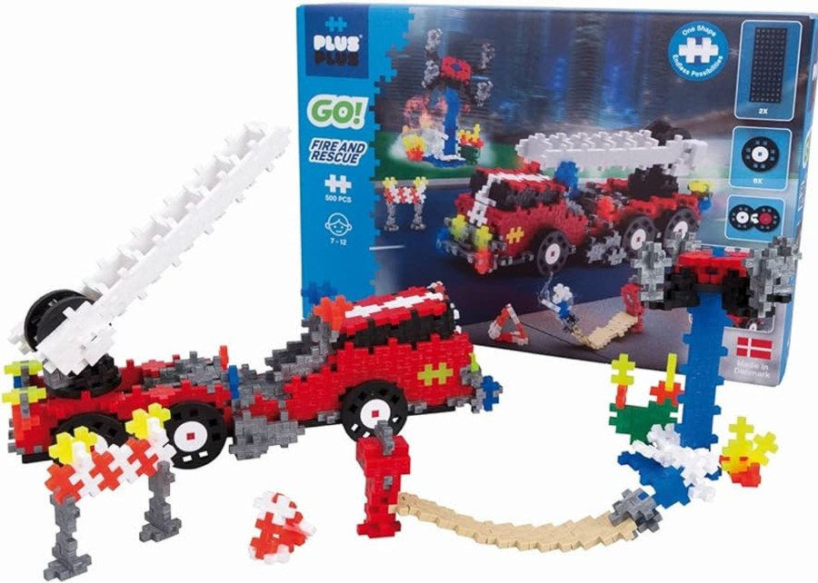 Play Plus-Plus | Plus-Plus Go! Fire And Rescue | Mellow