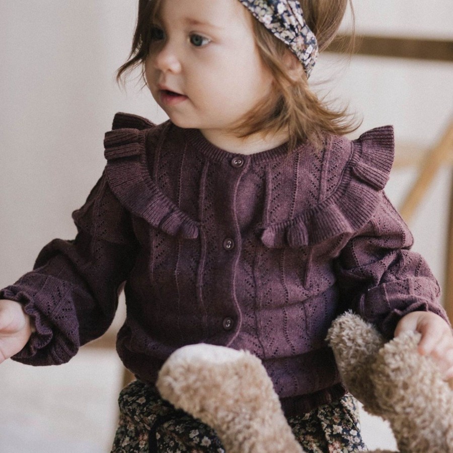 Wear Jamie Kay | Jamie Kay Thea Cardigan - Wild Plum | Mellow