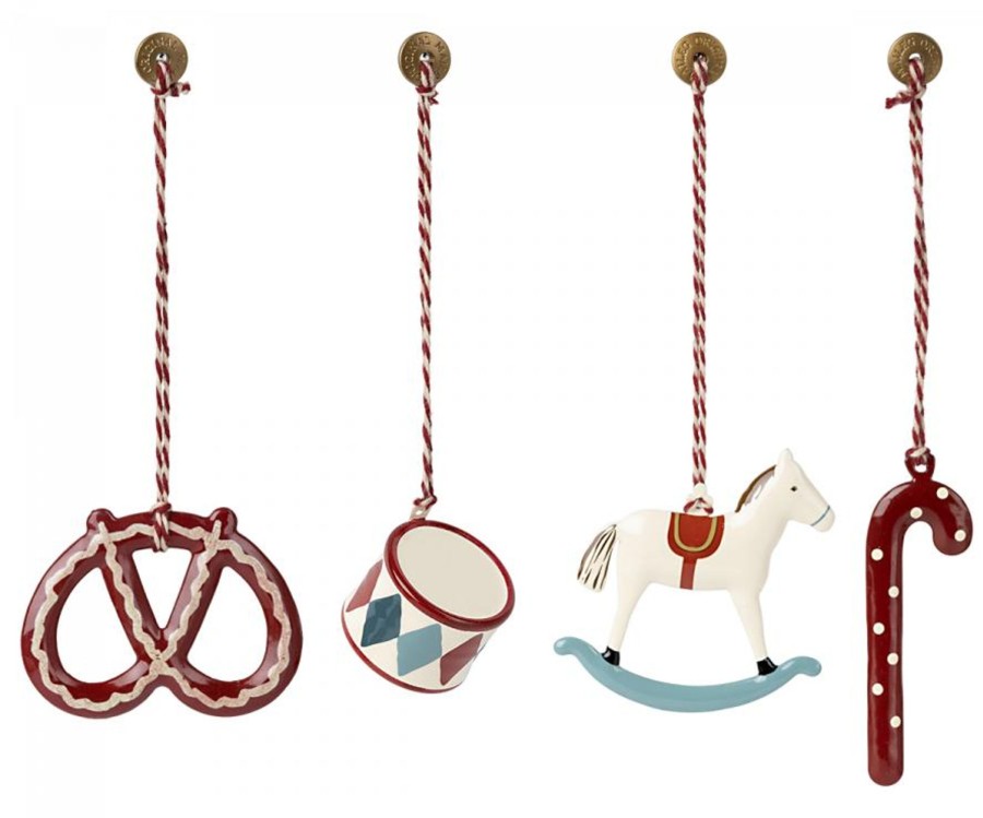 Interior Maileg | Maileg Peter'S Christmas Metal Ornament Set | Mellow