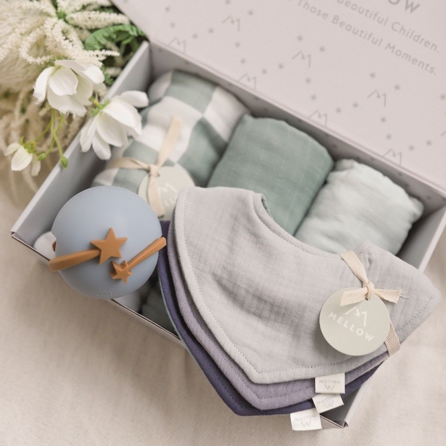 Gift Mellow | Mellow Newborn Gift Set - Faded Cornflower | Mellow